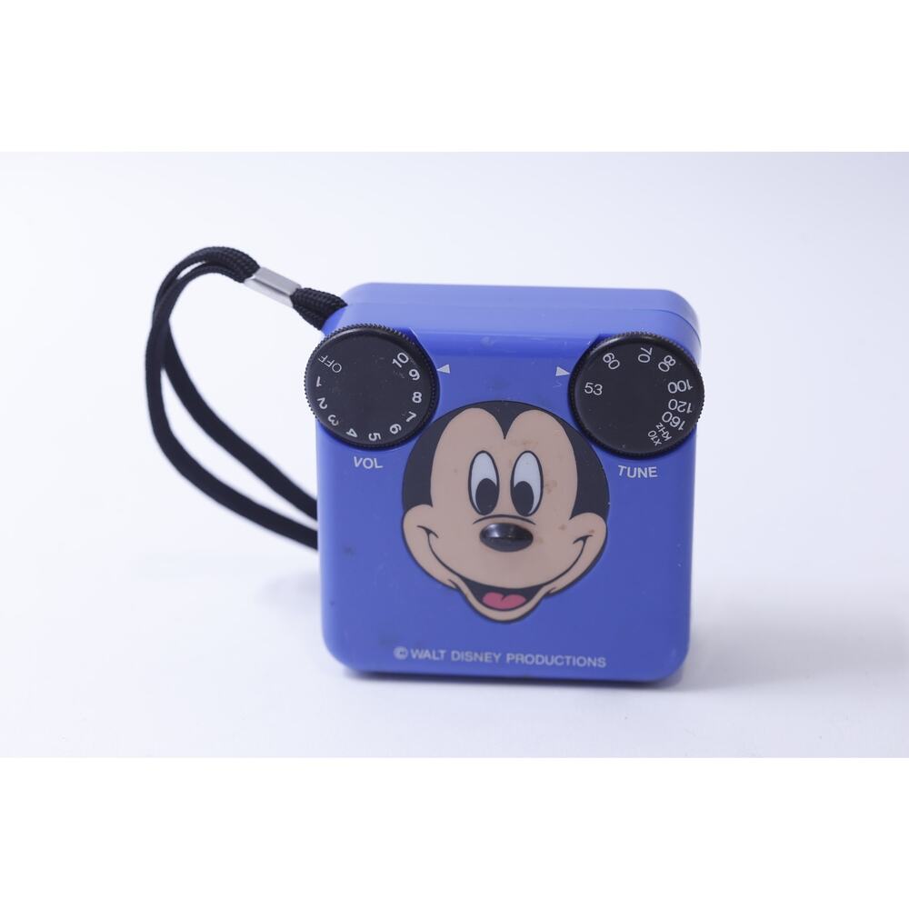 Mickey Mouse, Radio AM, Blue, Realistic, Model 12-907, Disney~ 241211-WH M-15-10